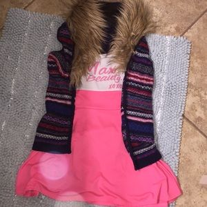 Dress and jacket/vest ,